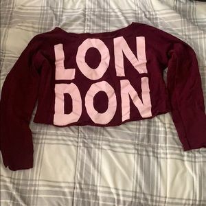 Crop sweatshirt